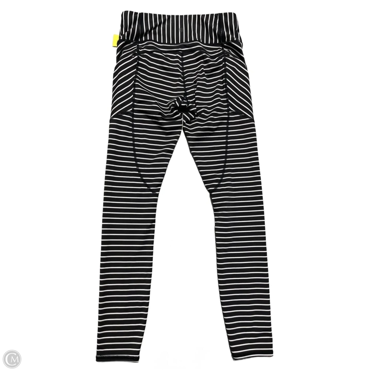 Athletic Leggings By Athleta In Striped Pattern, Size: S