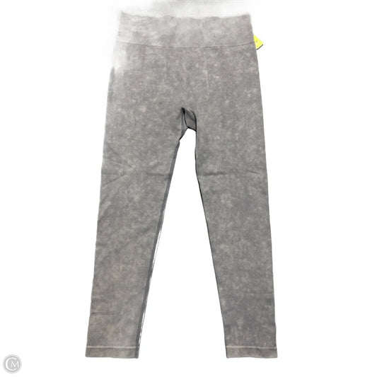 Athletic Leggings By Cme In Grey, Size: L