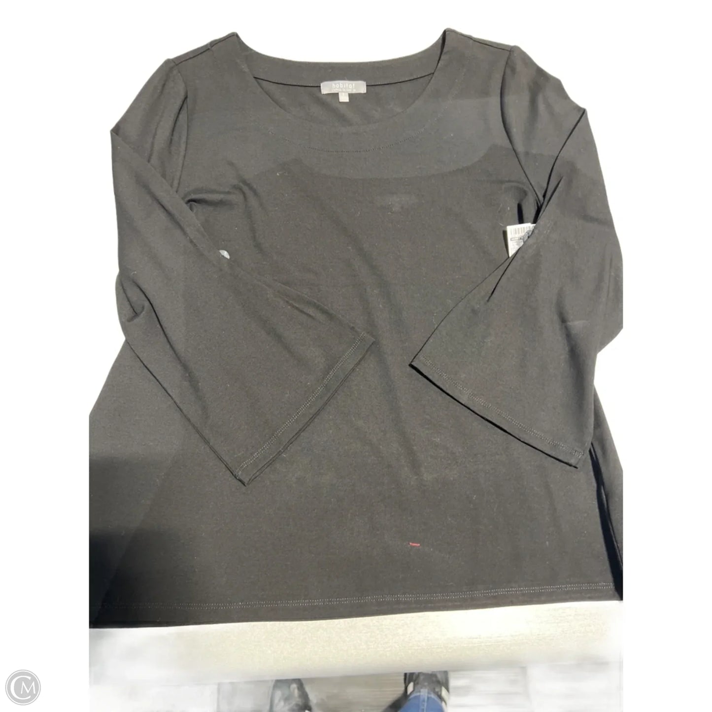 Top Long Sleeve By Habitat In Black, Size: L