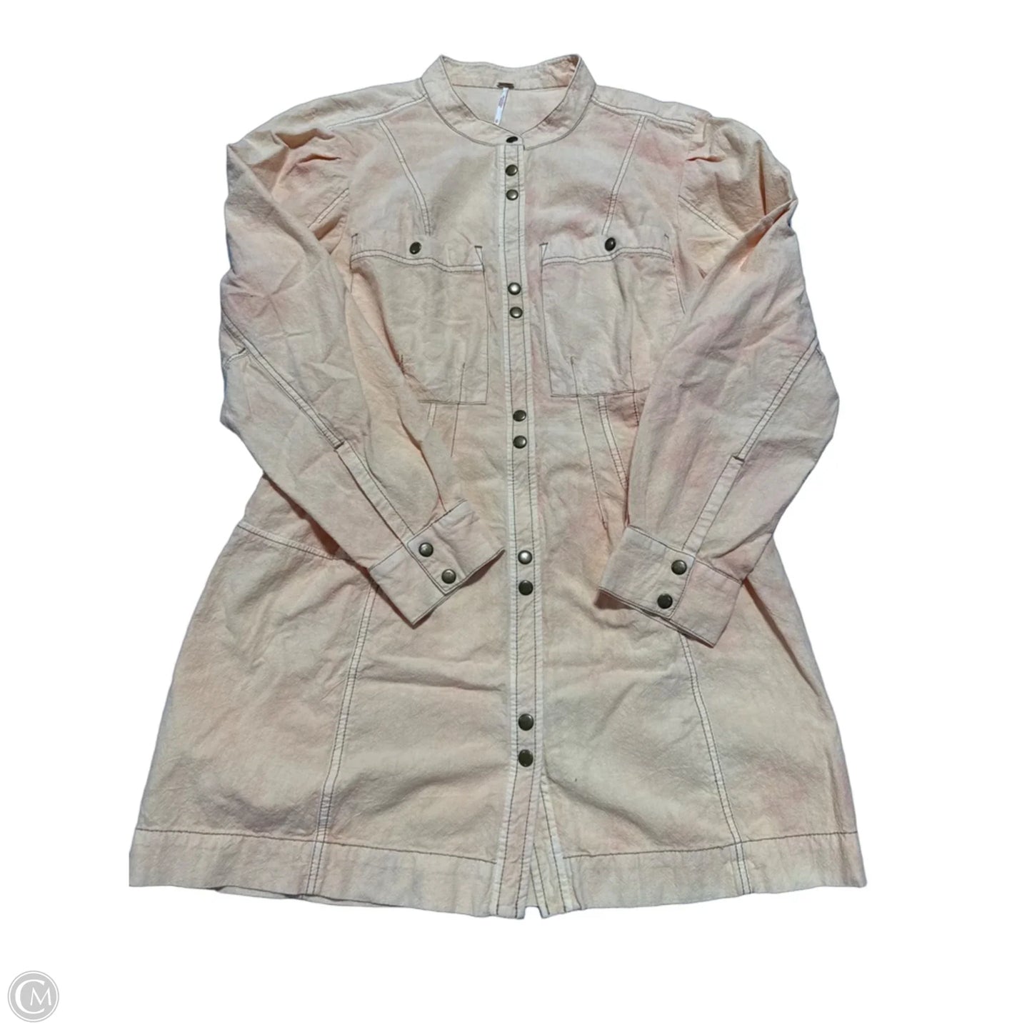 Dress Casual Midi By Free People In Peach, Size: S