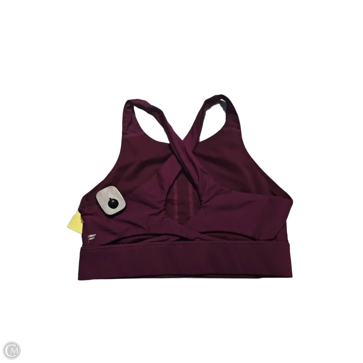 Athletic Bra By Cmf In Maroon, Size: L
