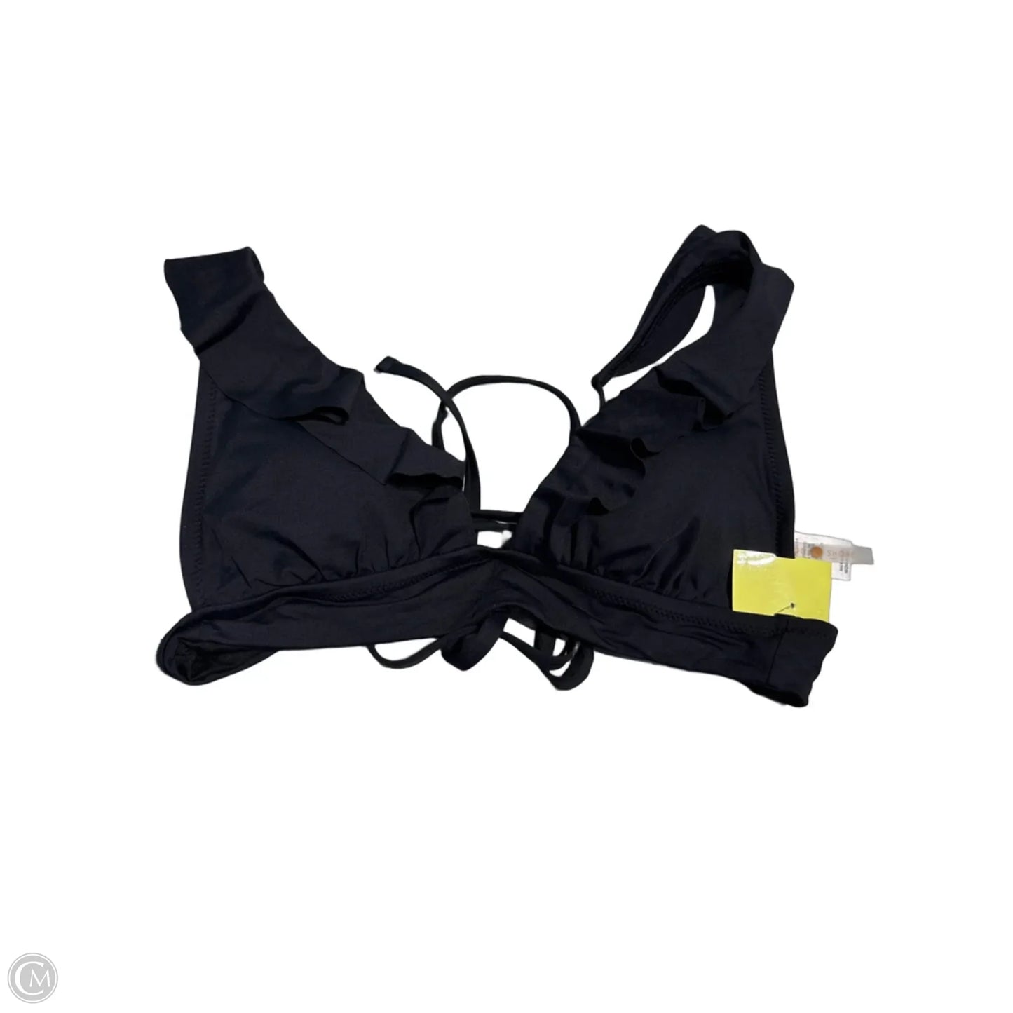 Swimsuit Top By Cme In Black, Size: L