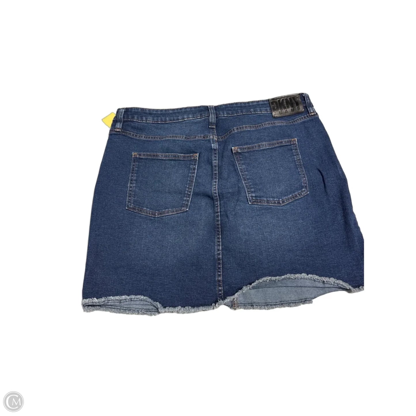 Skirt Mini & Short By Dkny City In Blue Denim, Size: Xl