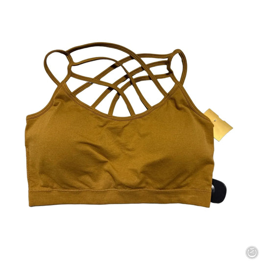 Athletic Bra By Zenana In Brown, Size: L