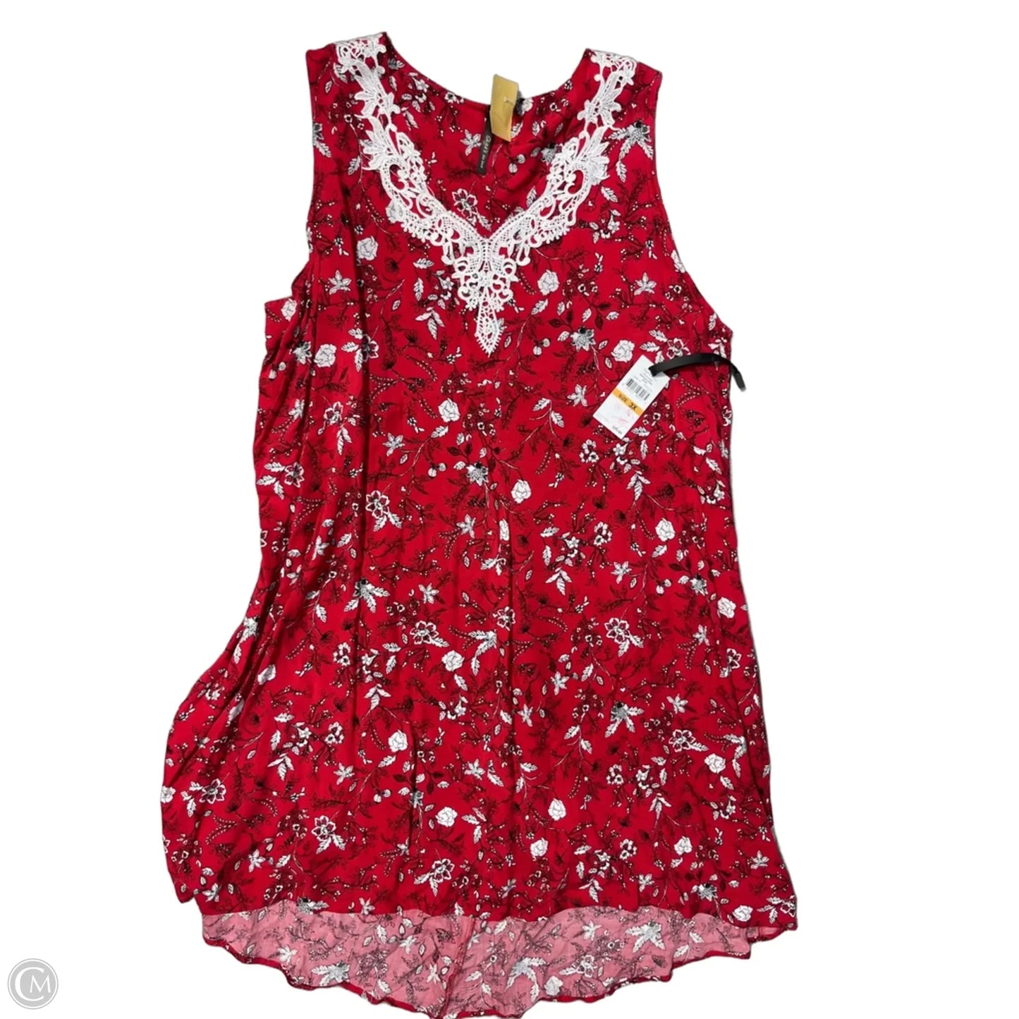 Dress Casual Midi By Skyes The Limit In Red, Size: 3x