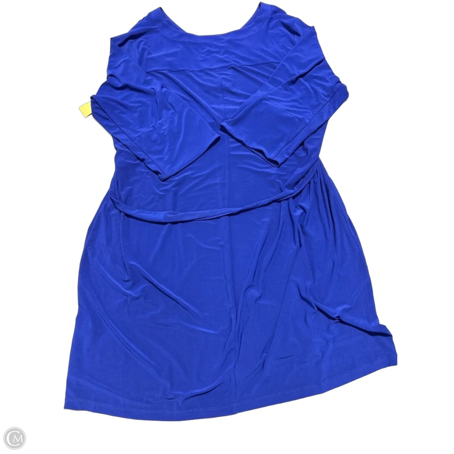 Dress Casual Midi By Emma And Michele In Blue, Size: 3x