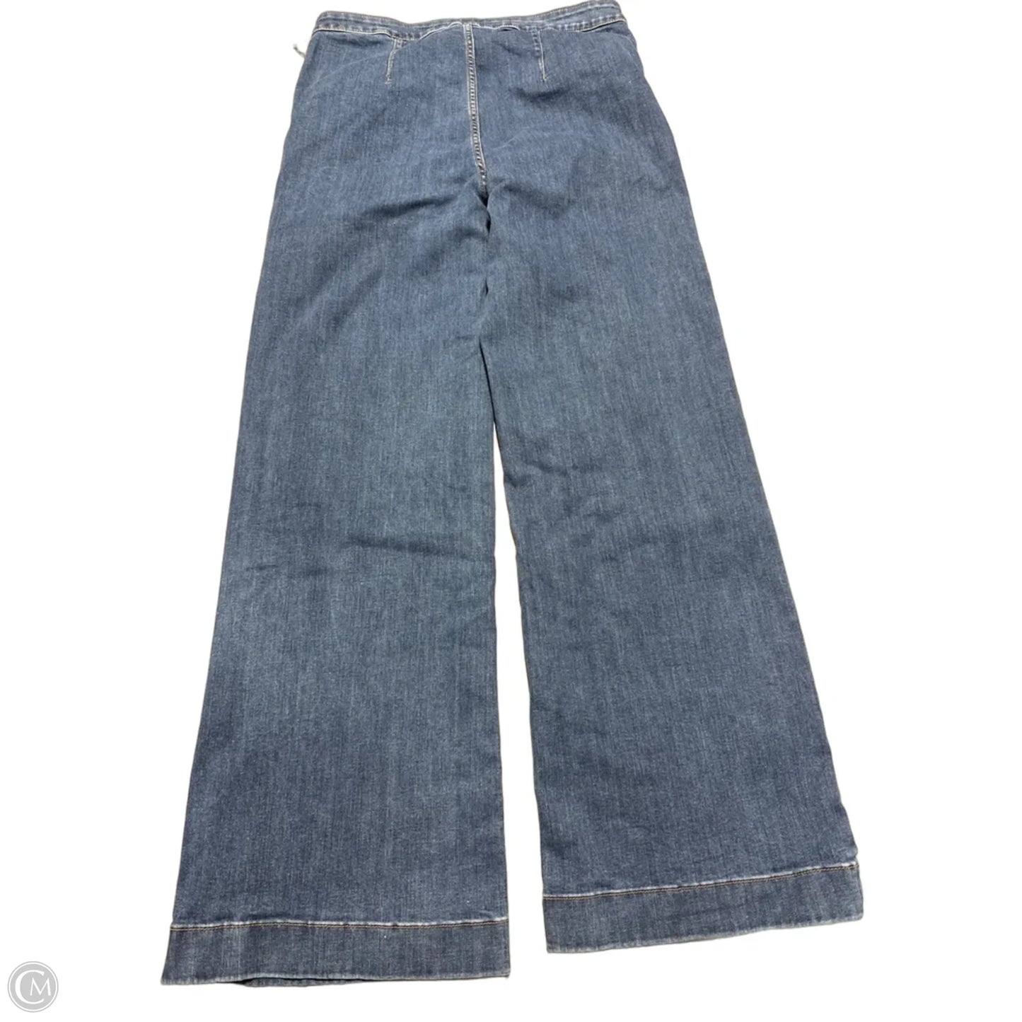 Jeans Flared By Lc Lauren Conrad In Blue Denim, Size: 12