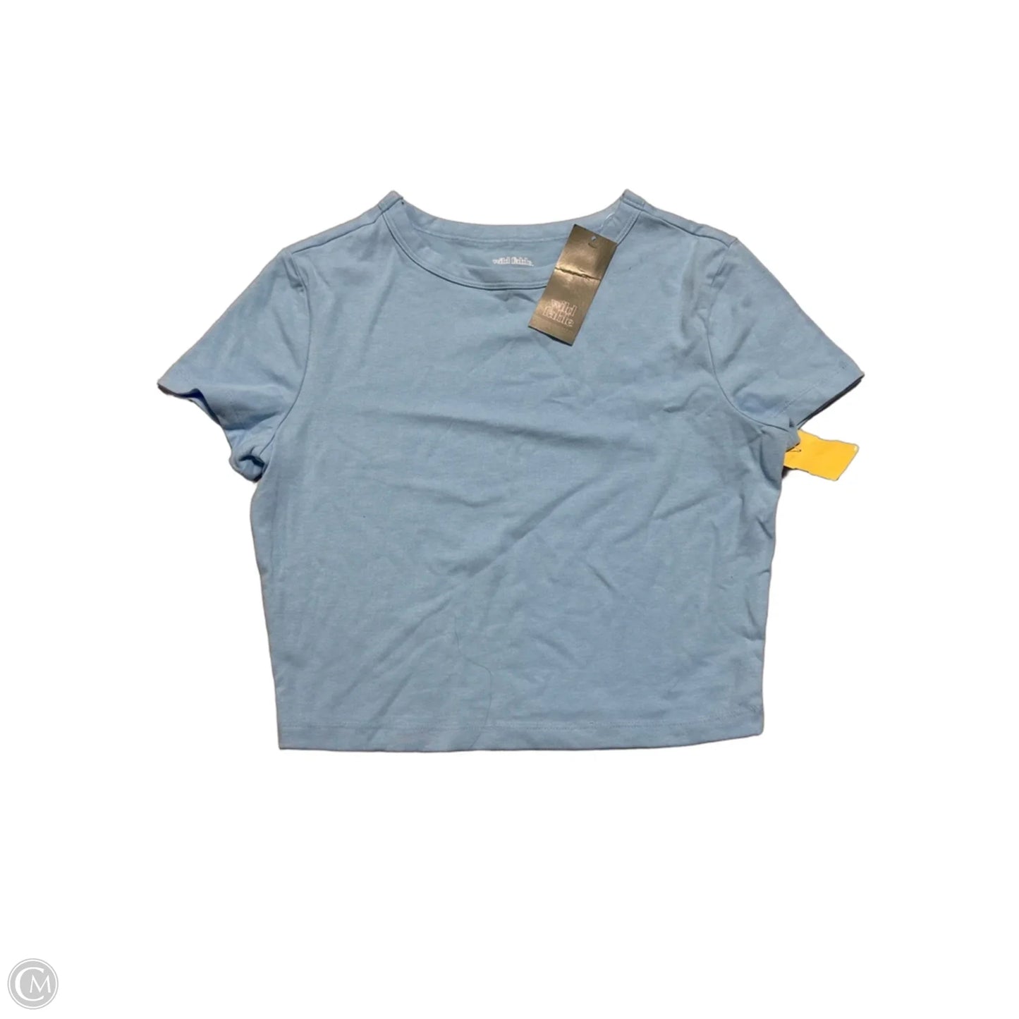 Top Short Sleeve By Wild Fable In Blue, Size: M