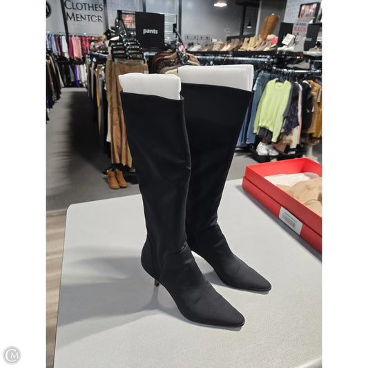 Boots Knee Heels By Donald Pliner In Black, Size: 8