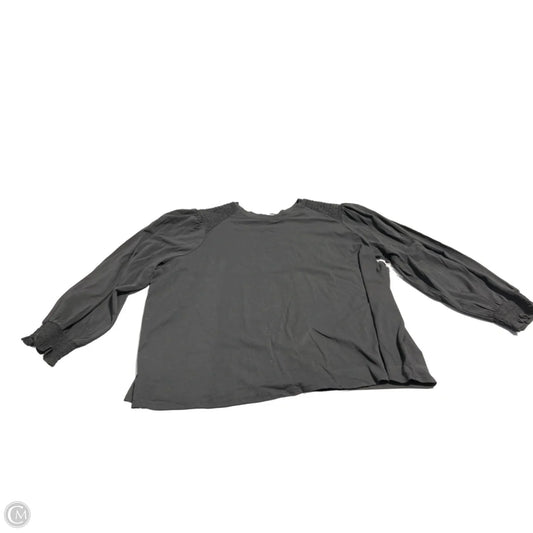 Top Long Sleeve By Lc Lauren Conrad In Black, Size: 3x