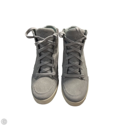 Boots Ankle Flats By Sorel In Grey, Size: 6.5