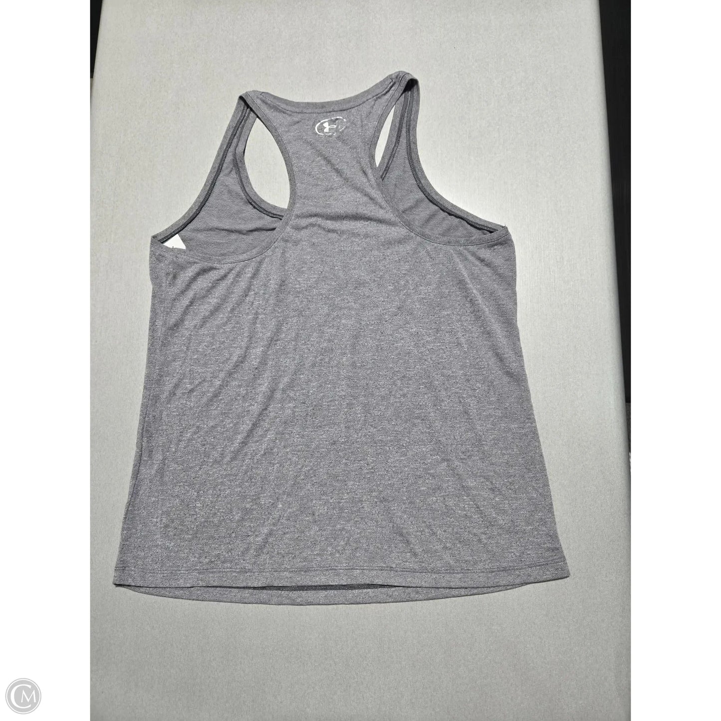 Athletic Tank Top By Under Armour In Grey & Orange, Size: Xl