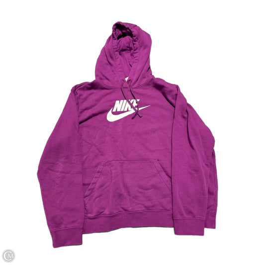 Sweatshirt Hoodie By Nike Apparel In Purple, Size: Xxl
