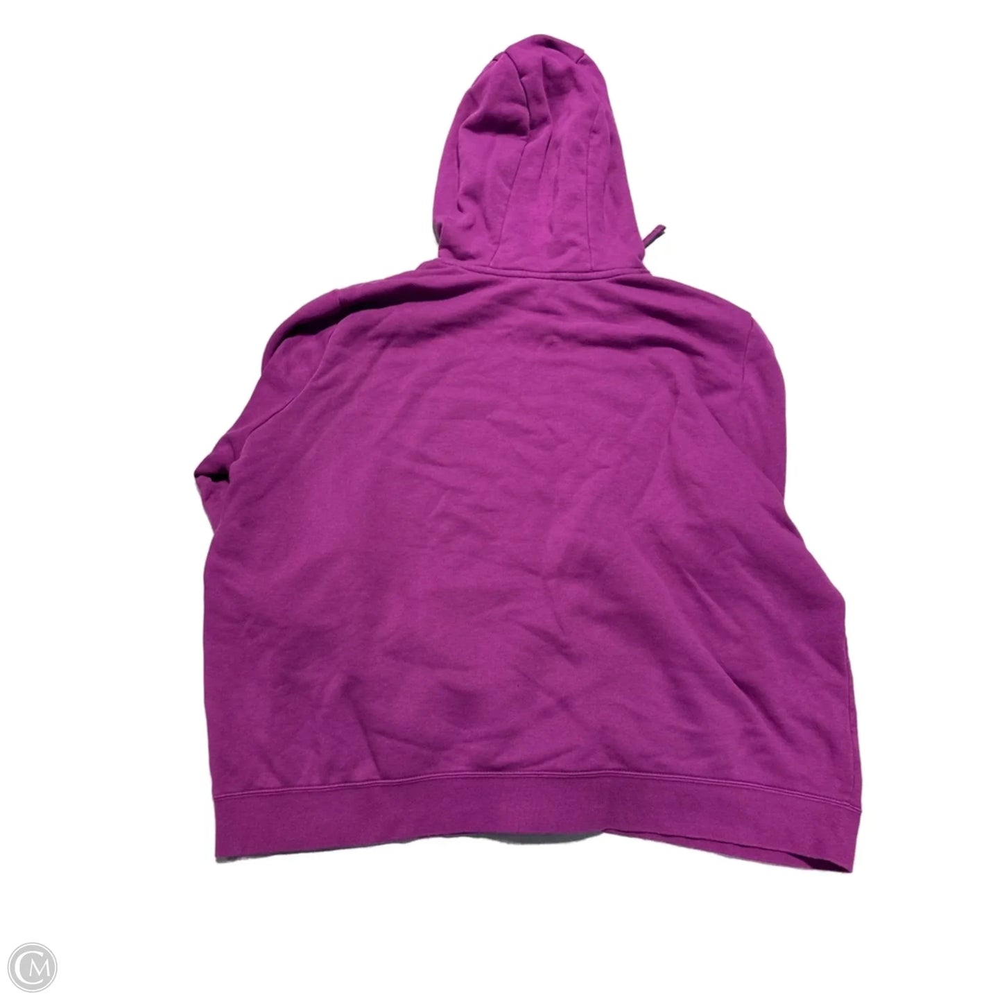 Sweatshirt Hoodie By Nike Apparel In Purple, Size: Xxl