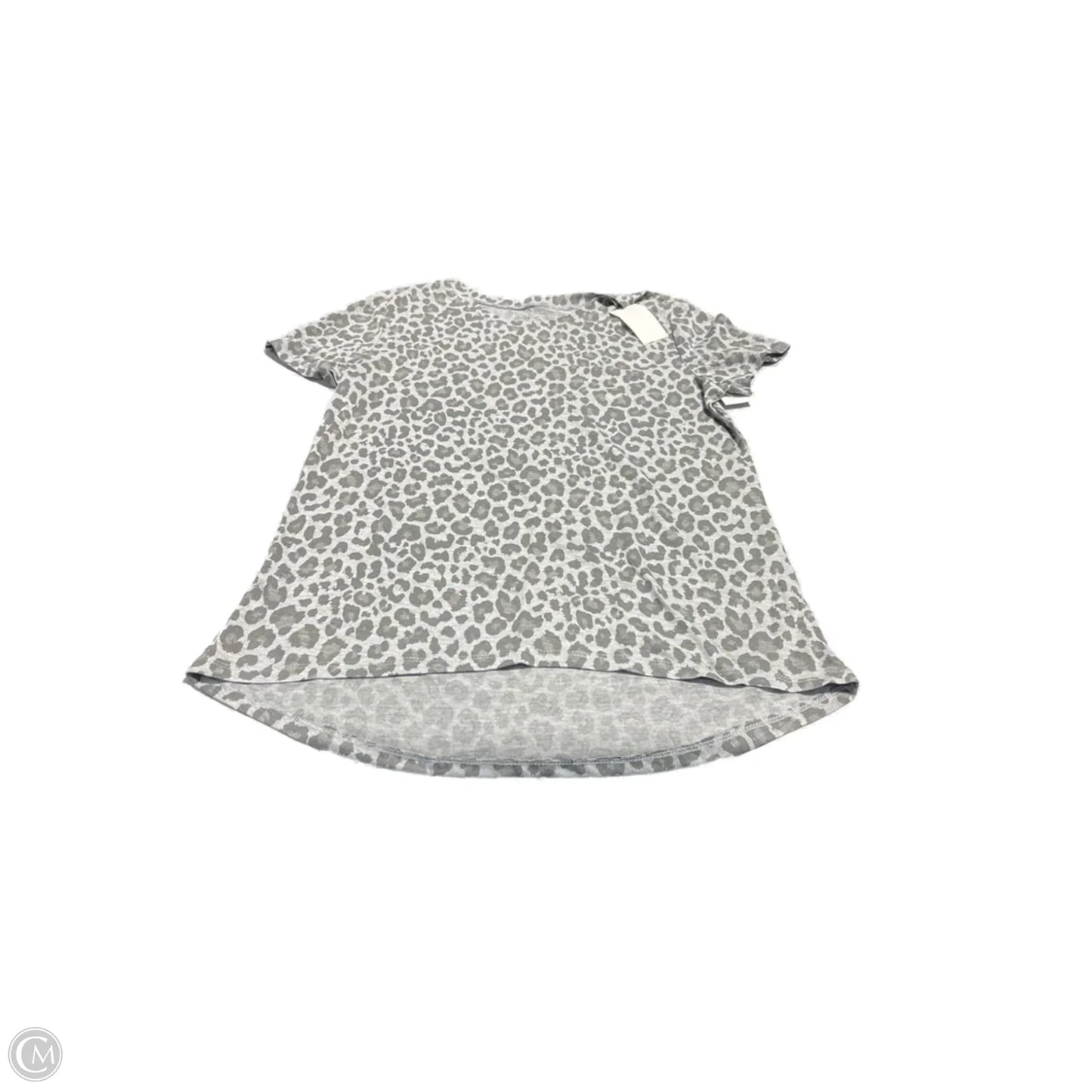 Top Short Sleeve By Zoe And Liv In Animal Print, Size: L