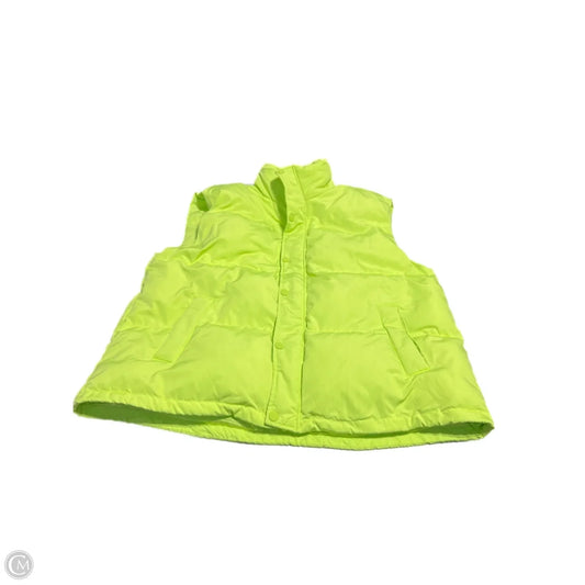 Vest Puffer & Quilted By A New Day In Yellow, Size: Xl