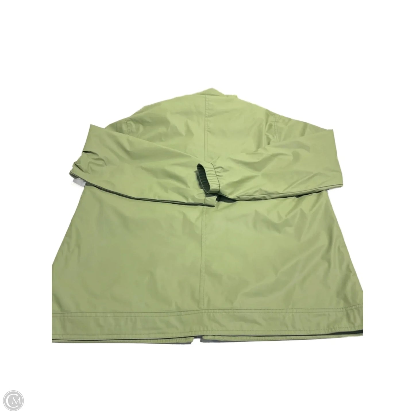 Coat Raincoat By Weatherproof In Green, Size: Xl