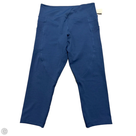 Athletic Capris By Zyia In Blue, Size: Xl