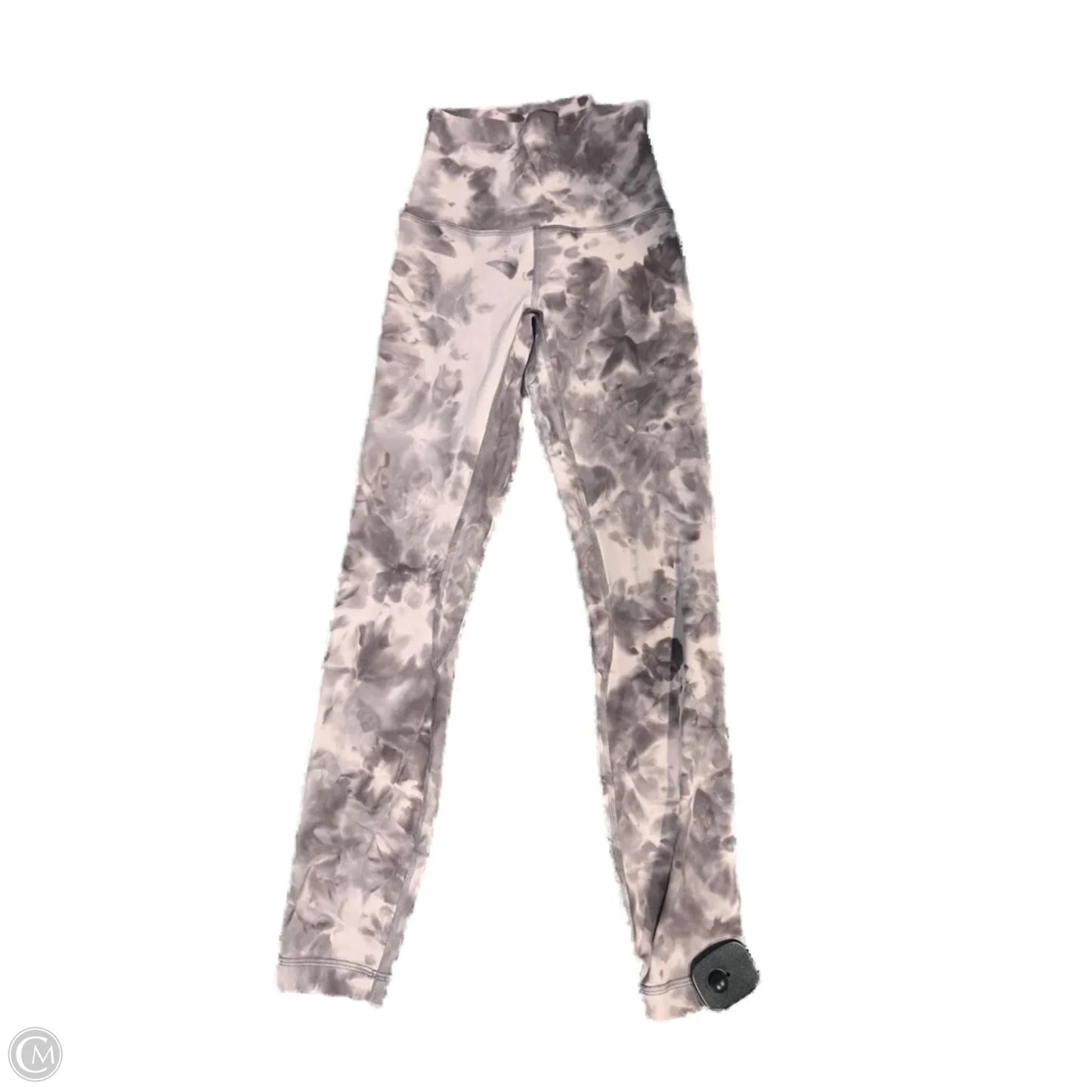 Athletic Leggings By Lululemon In Brown & Cream, Size: 0