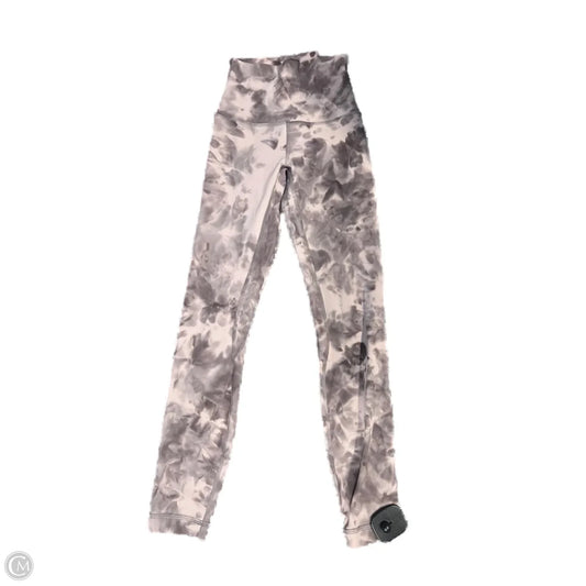 Athletic Leggings By Lululemon In Brown & Cream, Size: 0