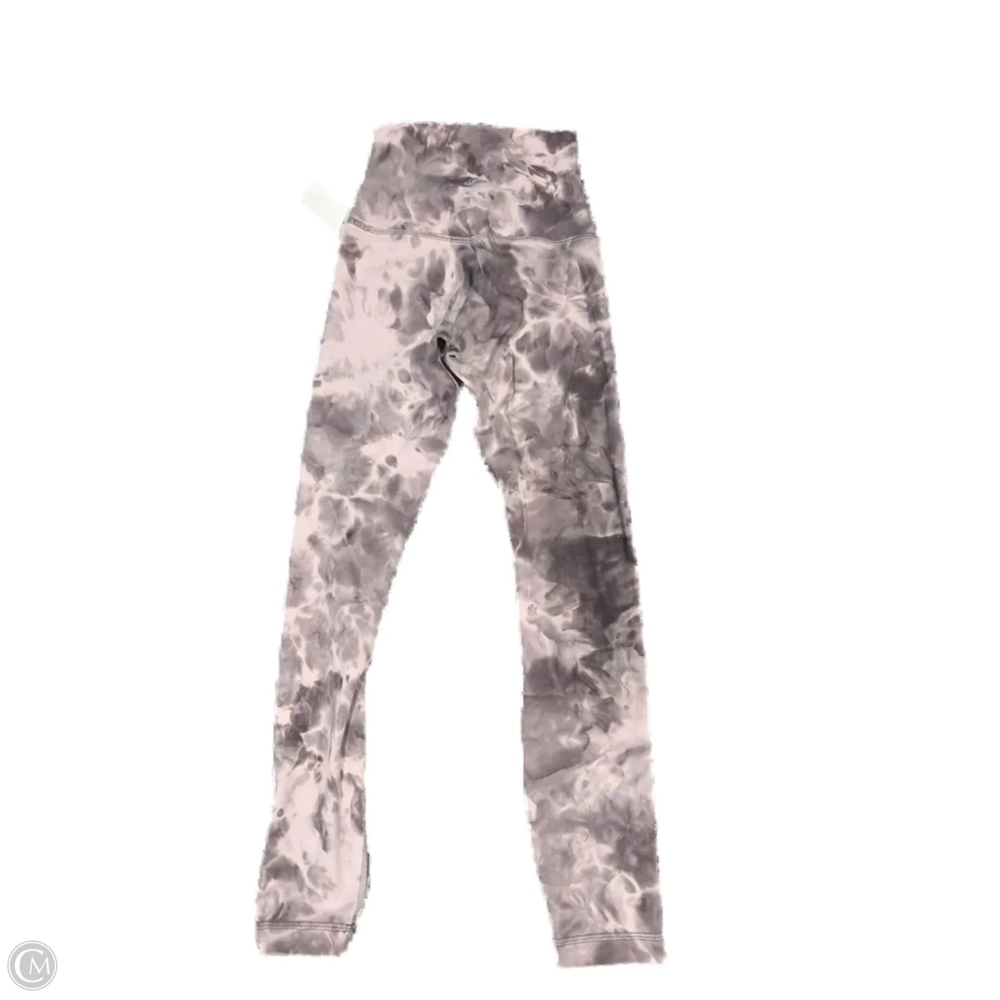 Athletic Leggings By Lululemon In Brown & Cream, Size: 0