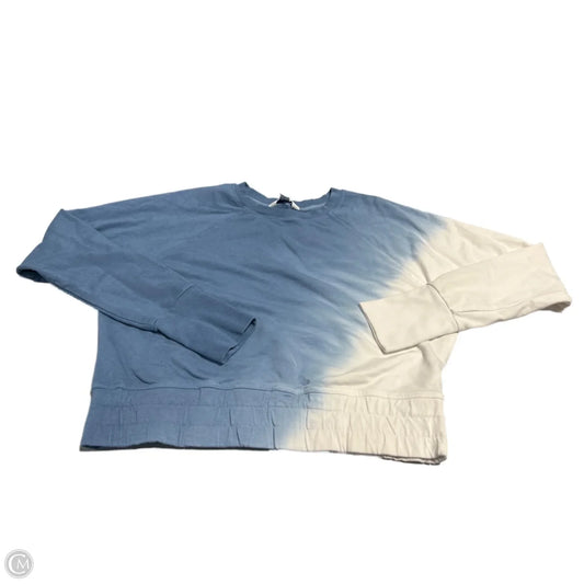 Top Long Sleeve By Joy Lab In Blue & White, Size: Xs