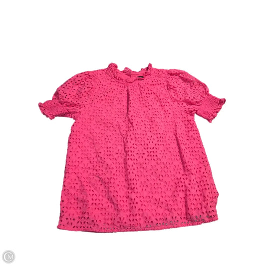 Top Short Sleeve By J. Crew In Pink, Size: Xs
