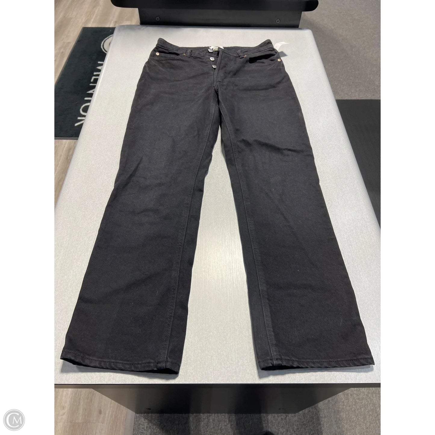 Jeans Boot Cut By H&m In Black, Size: 8