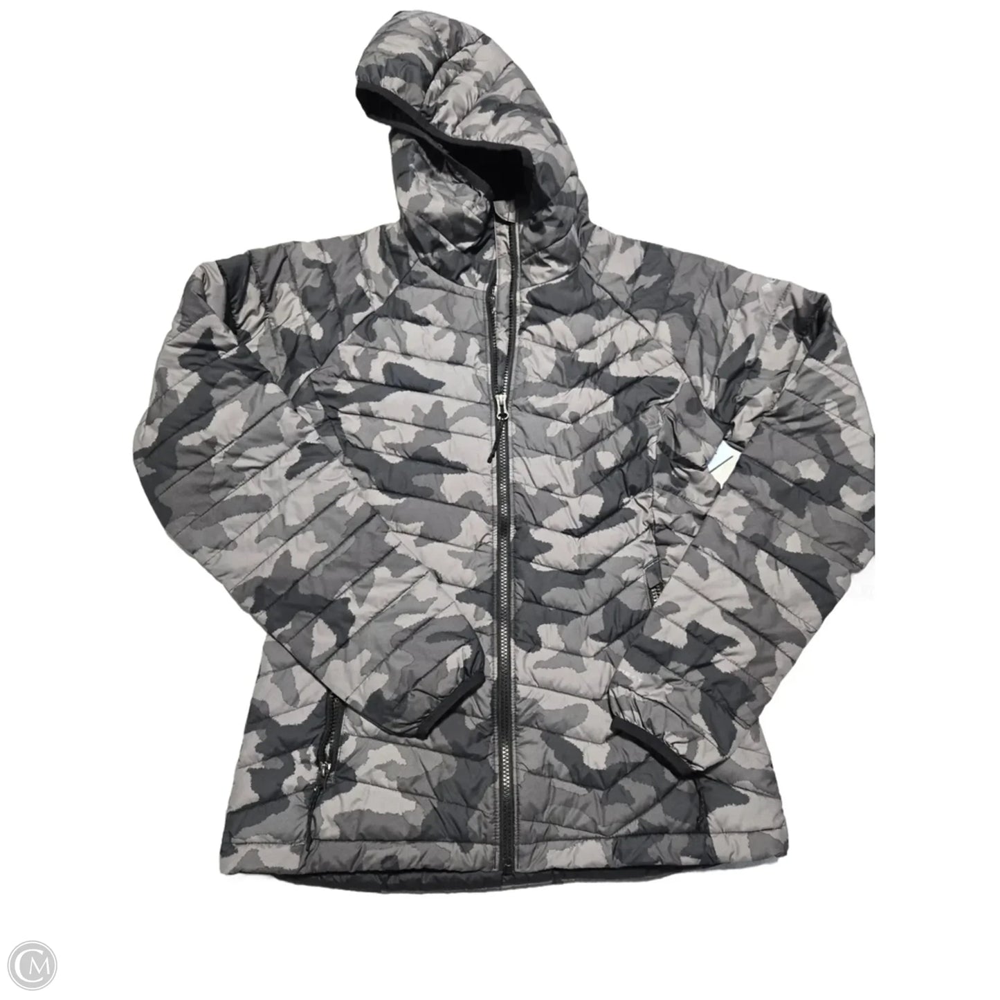 Coat Puffer & Quilted By Columbia In Camouflage Print, Size: M