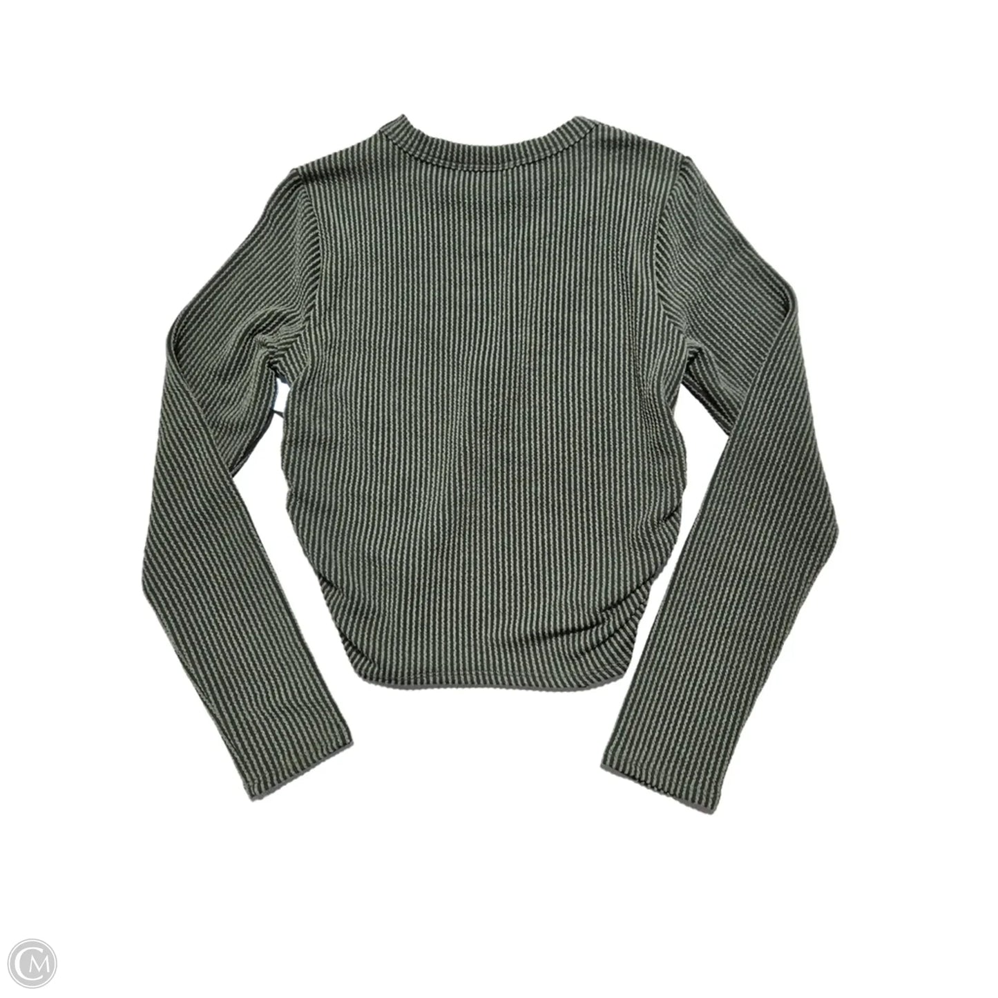 Top Long Sleeve By Moa Moa In Green, Size: L