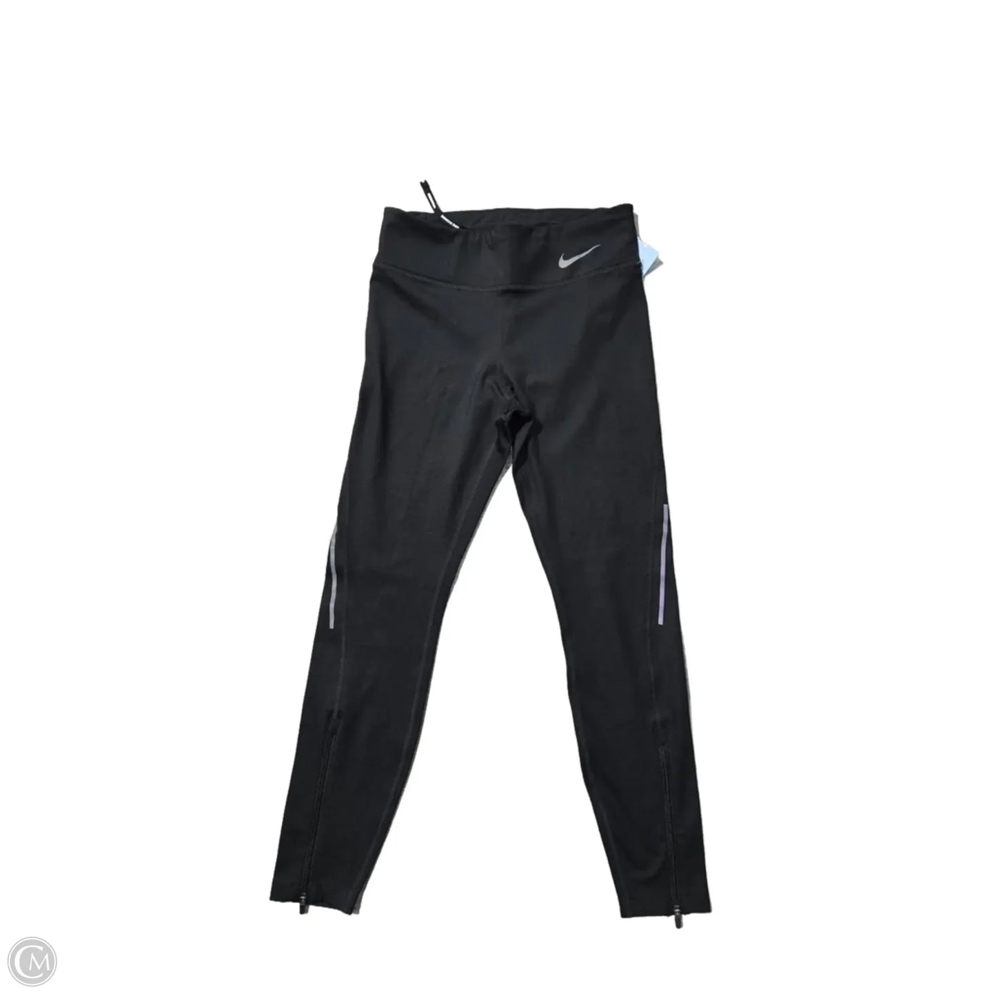 Athletic Leggings By Nike Apparel In Black, Size: M