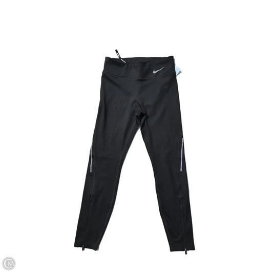 Athletic Leggings By Nike Apparel In Black, Size: M