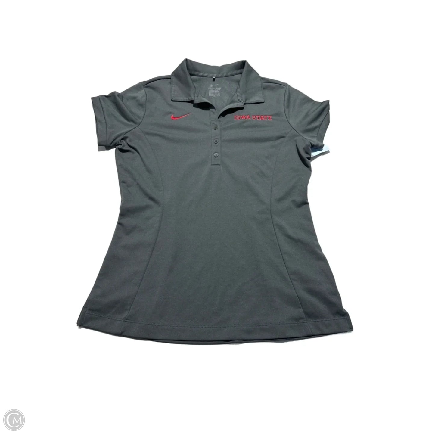 Top Short Sleeve By Nike Apparel In Grey, Size: S