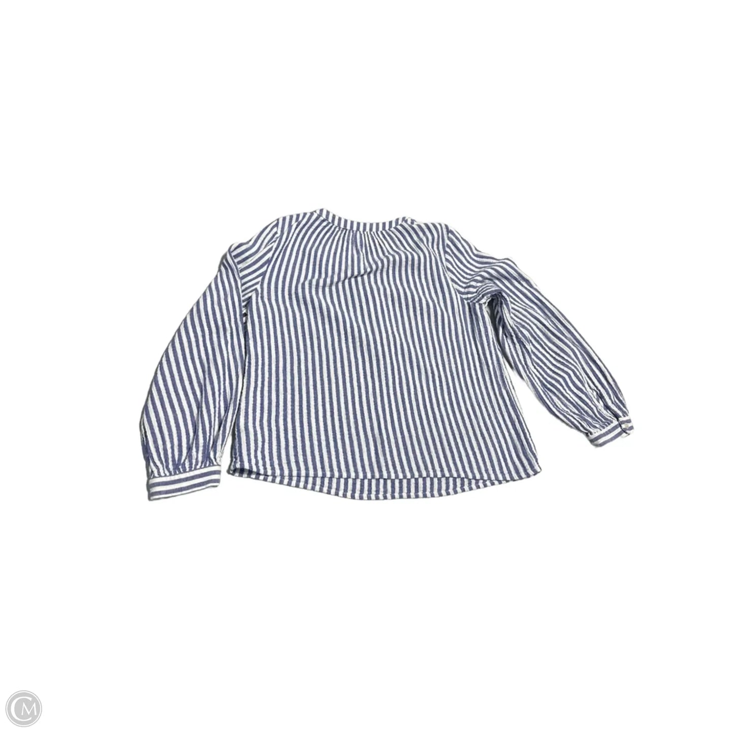 Tunic Long Sleeve By Universal Thread In Striped Pattern, Size: S