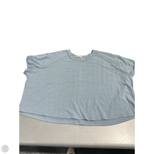 Top Short Sleeve Basic By Aerie In Blue, Size: S