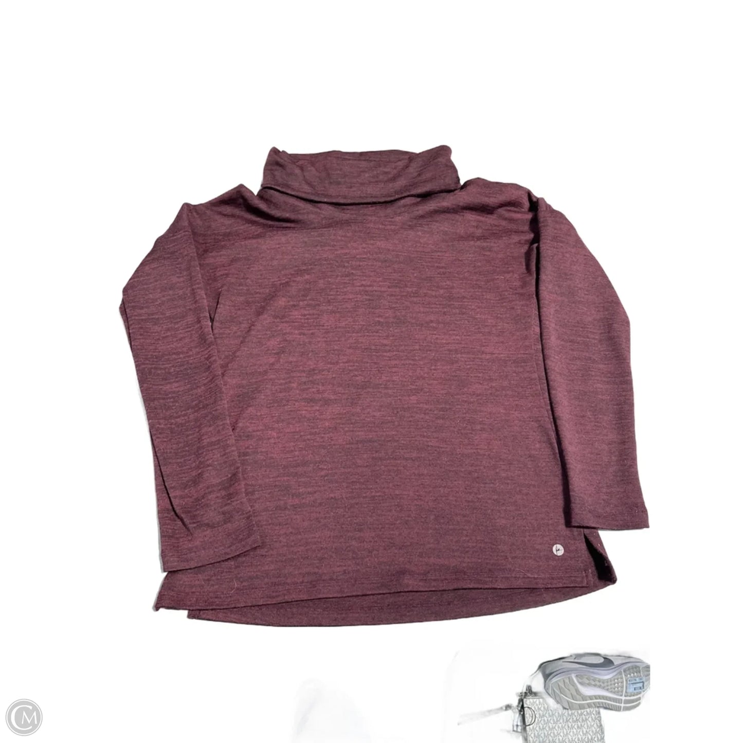 Sweater By 90 Degrees By Reflex In Maroon, Size: L