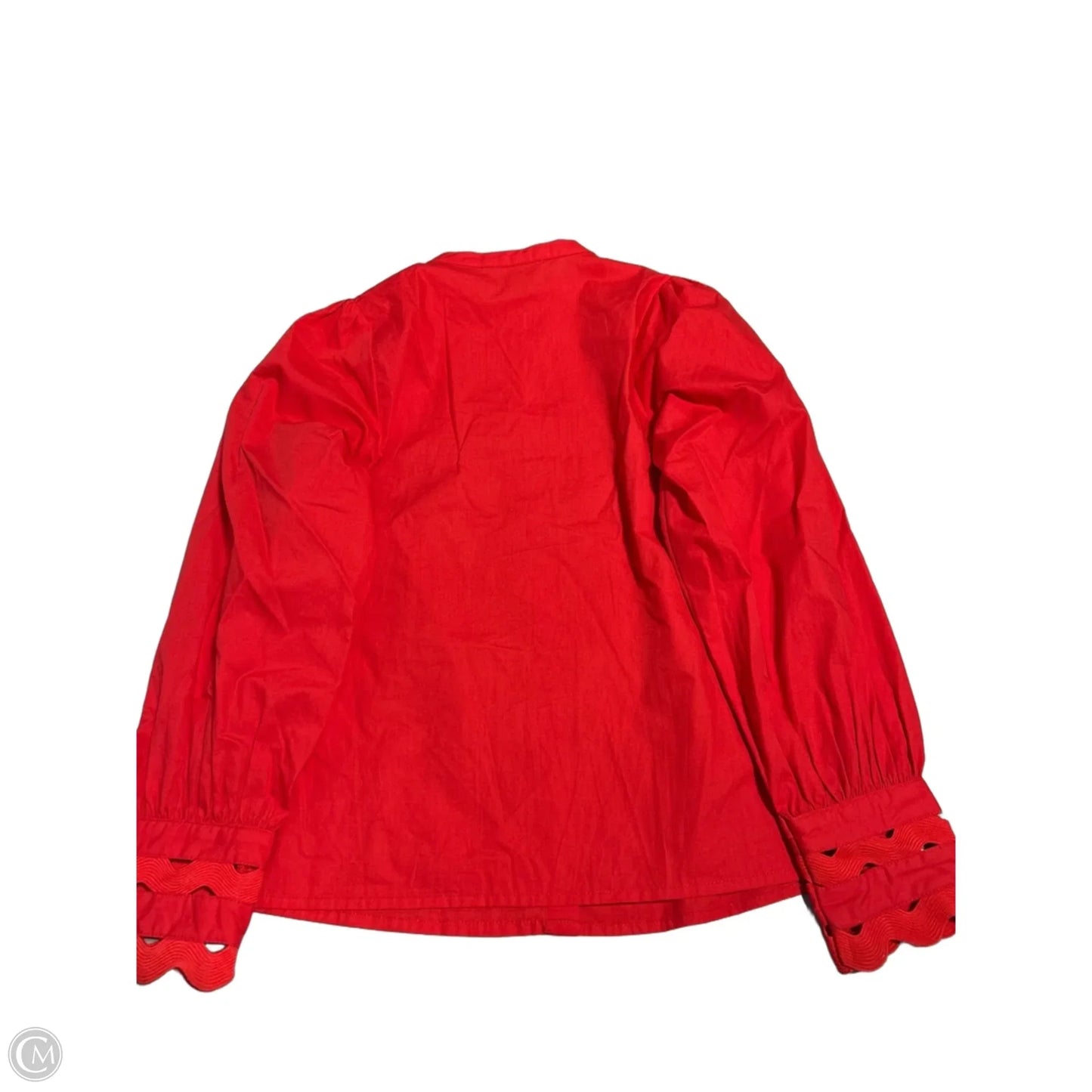 Top Long Sleeve By Sugar Lips In Red, Size: Xs