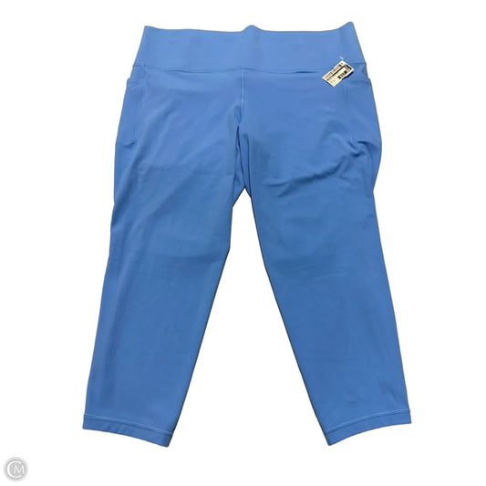 Athletic Leggings By Athleta In Blue, Size: 2x
