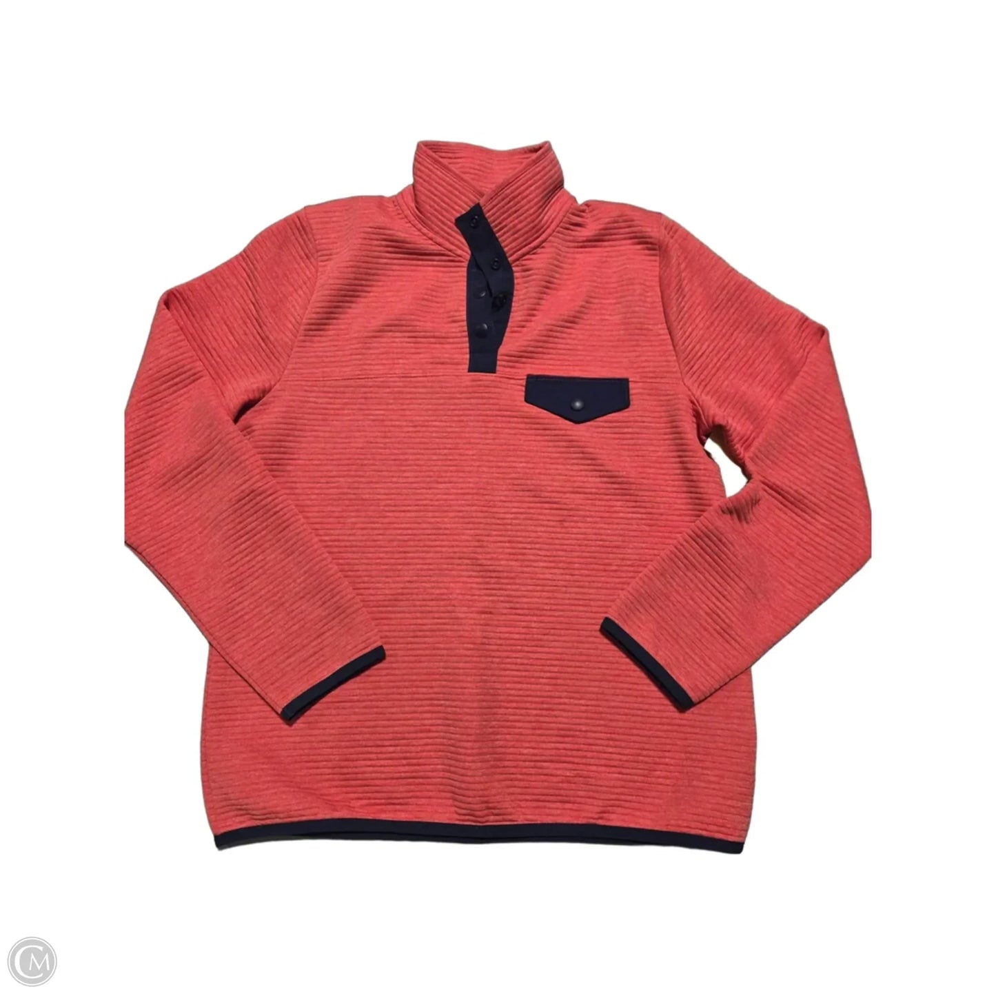 Top Long Sleeve By J. Crew In Coral, Size: S