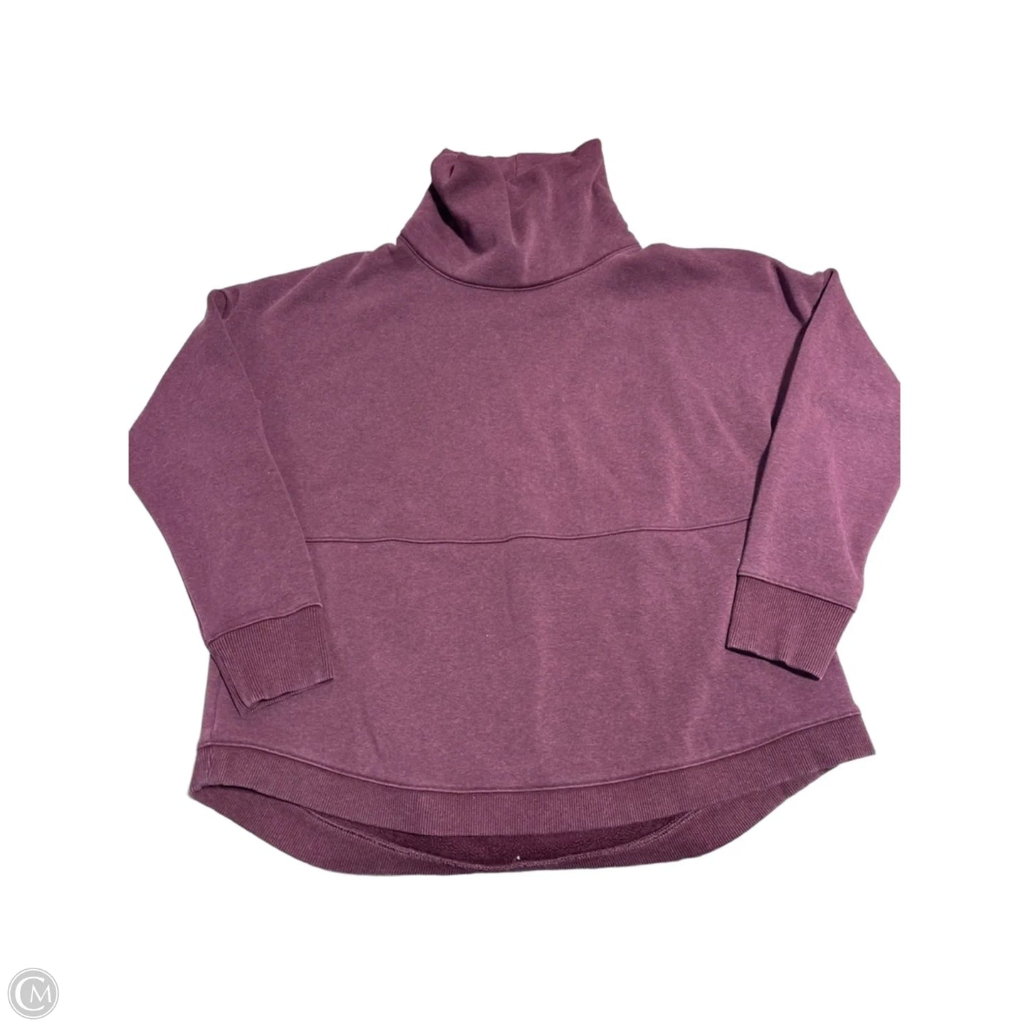 Sweatshirt Crewneck By Athleta In Purple, Size: M