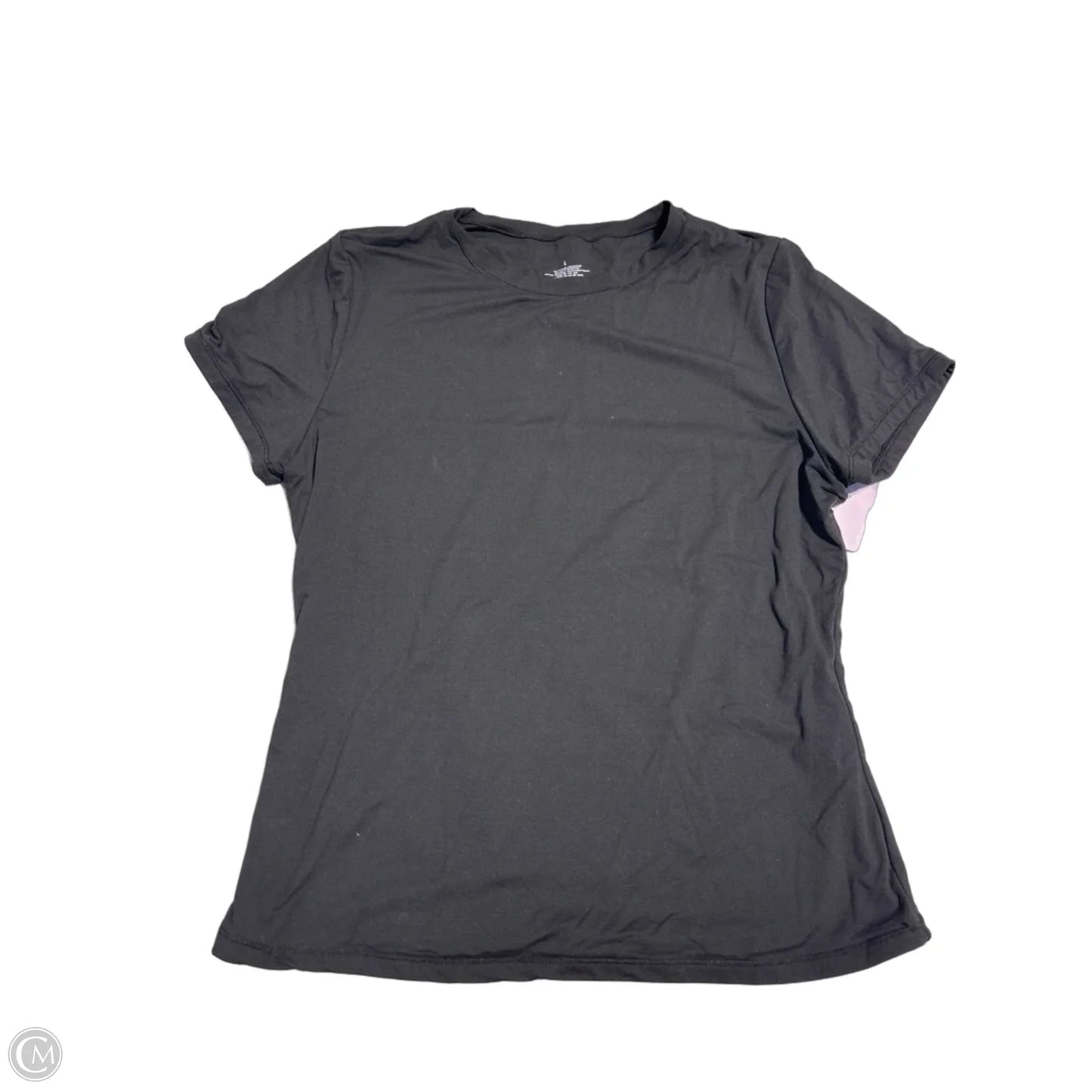 Top Short Sleeve Basic By Cme In Black, Size: L
