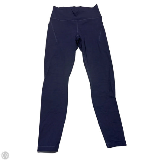 Athletic Leggings By Quince In Navy, Size: L