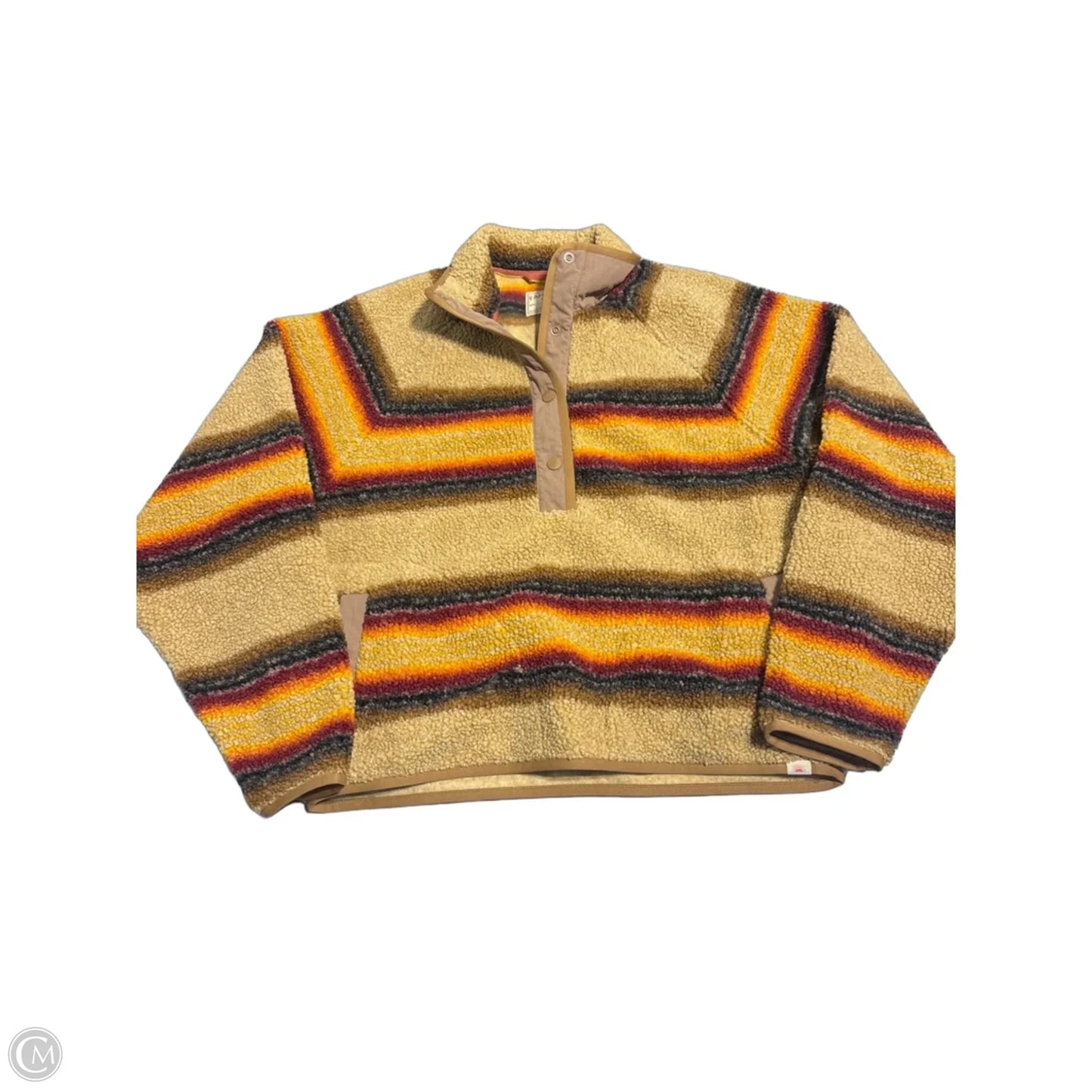Sweatshirt Crewneck By Faherty In Brown, Size: M