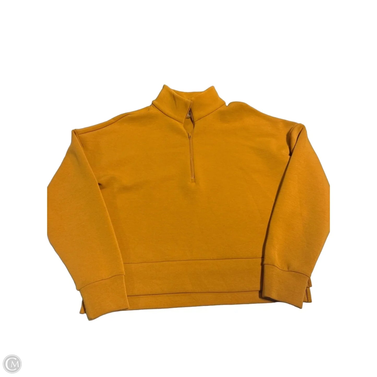 Sweatshirt Crewneck By Calia In Yellow, Size: L