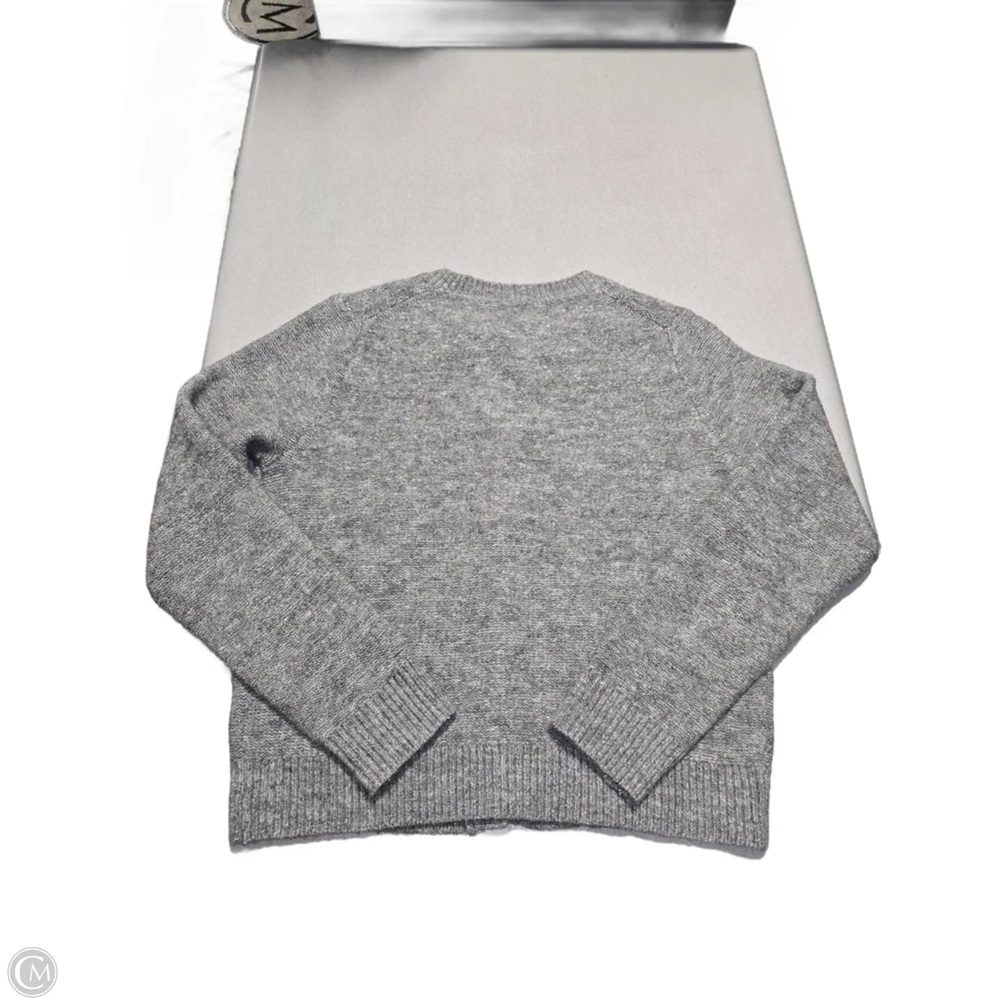 Top Long Sleeve By Ann Taylor In Cream, Size: L