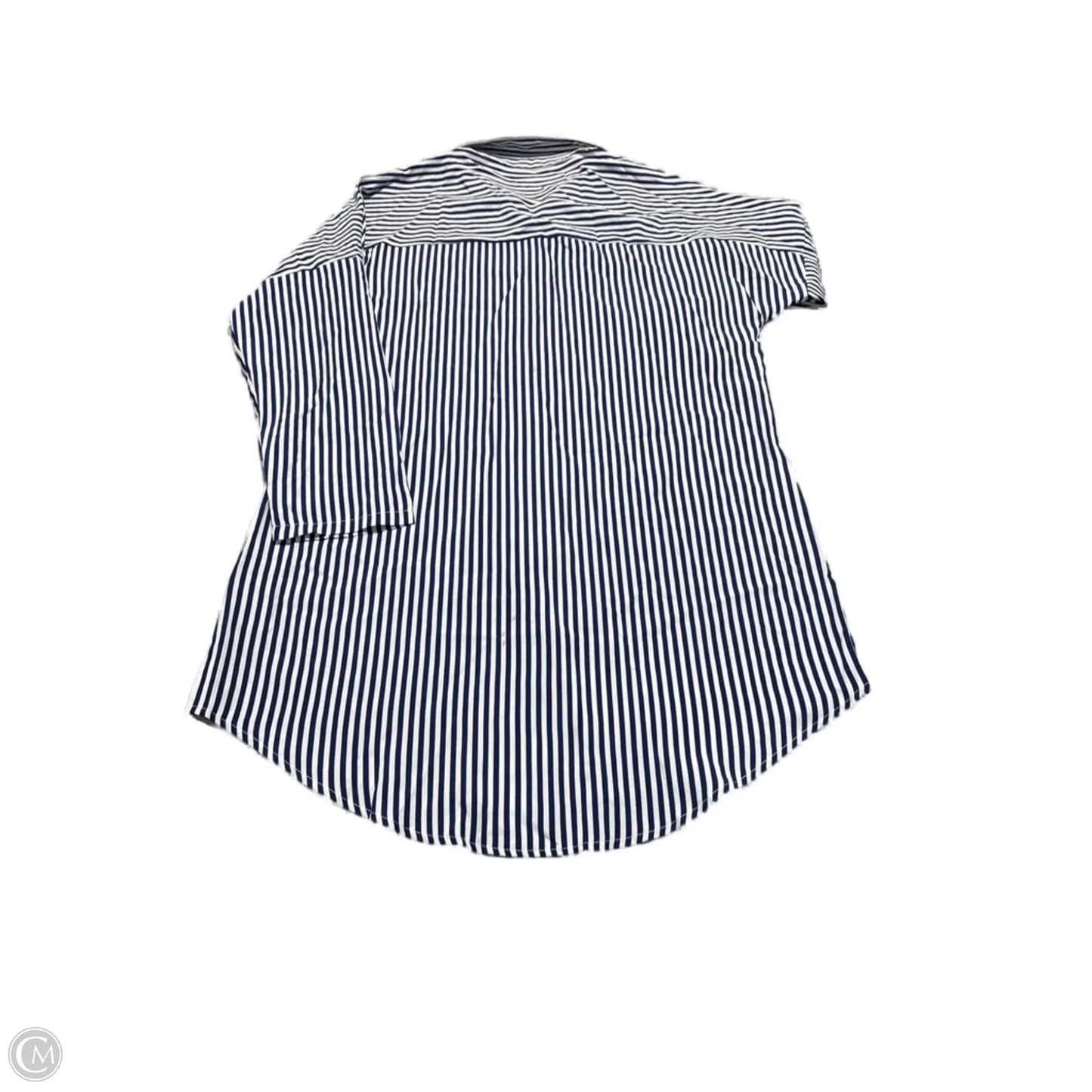 Top Long Sleeve By Shein In Striped Pattern, Size: L
