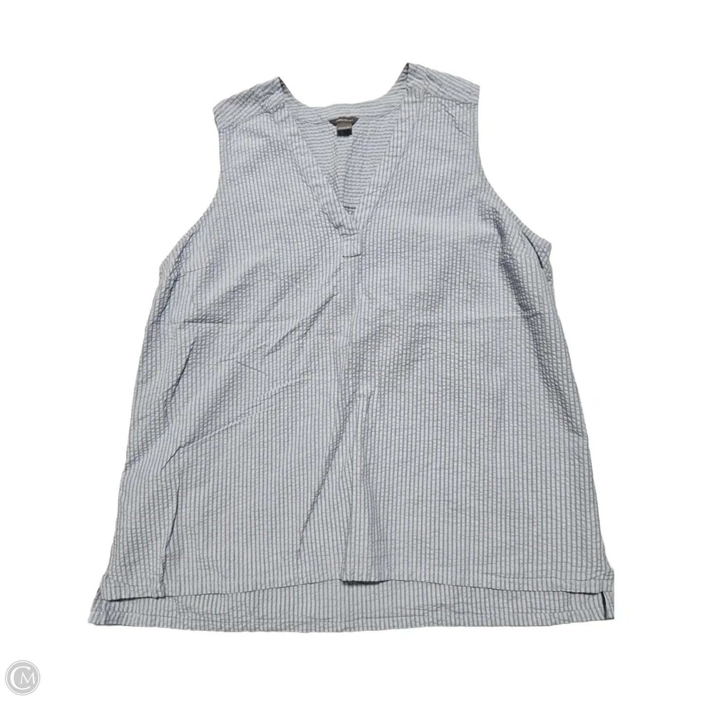 Top Sleeveless By Eddie Bauer In Blue, Size: L