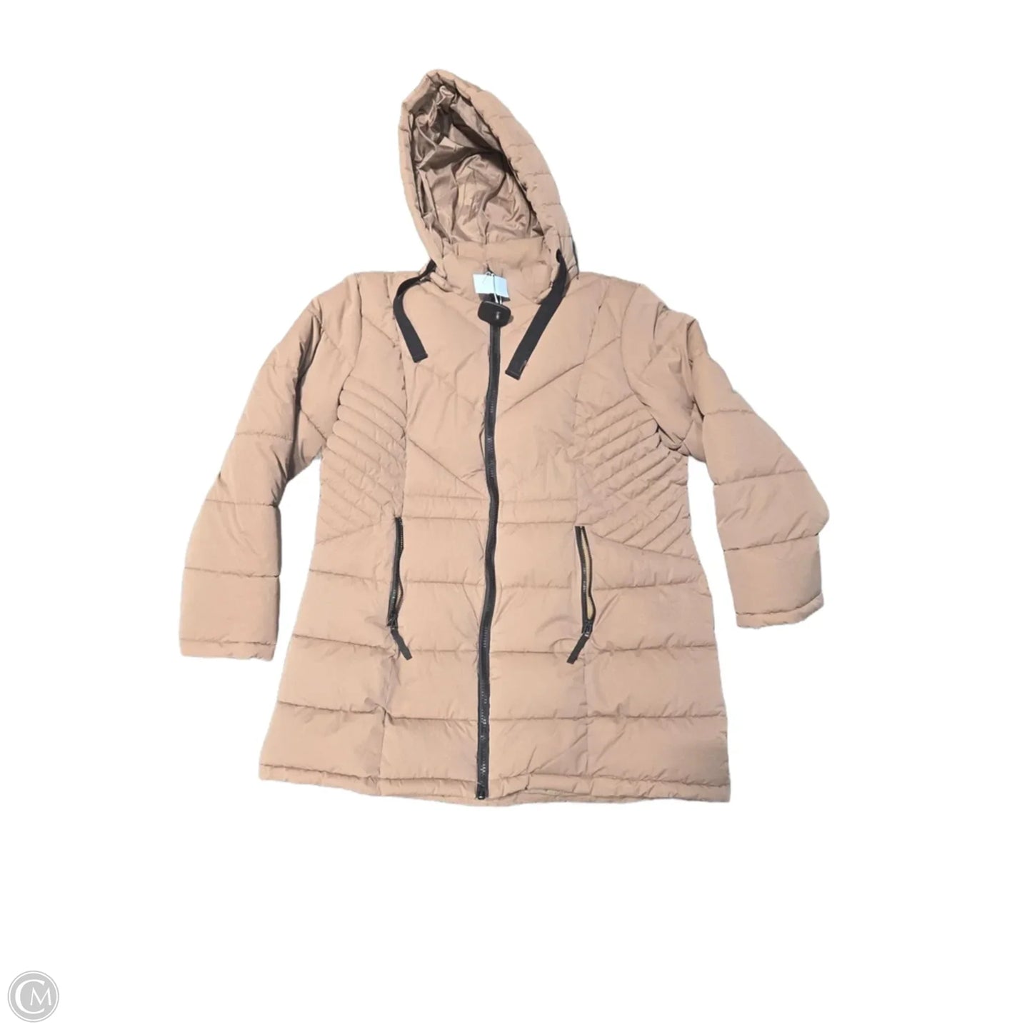 Coat Puffer & Quilted By Maurices In Brown, Size: Xl