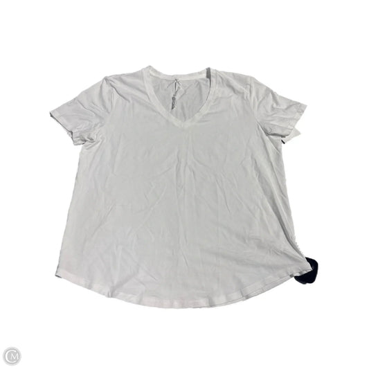 Top Short Sleeve Basic By Lululemon In White, Size: 10