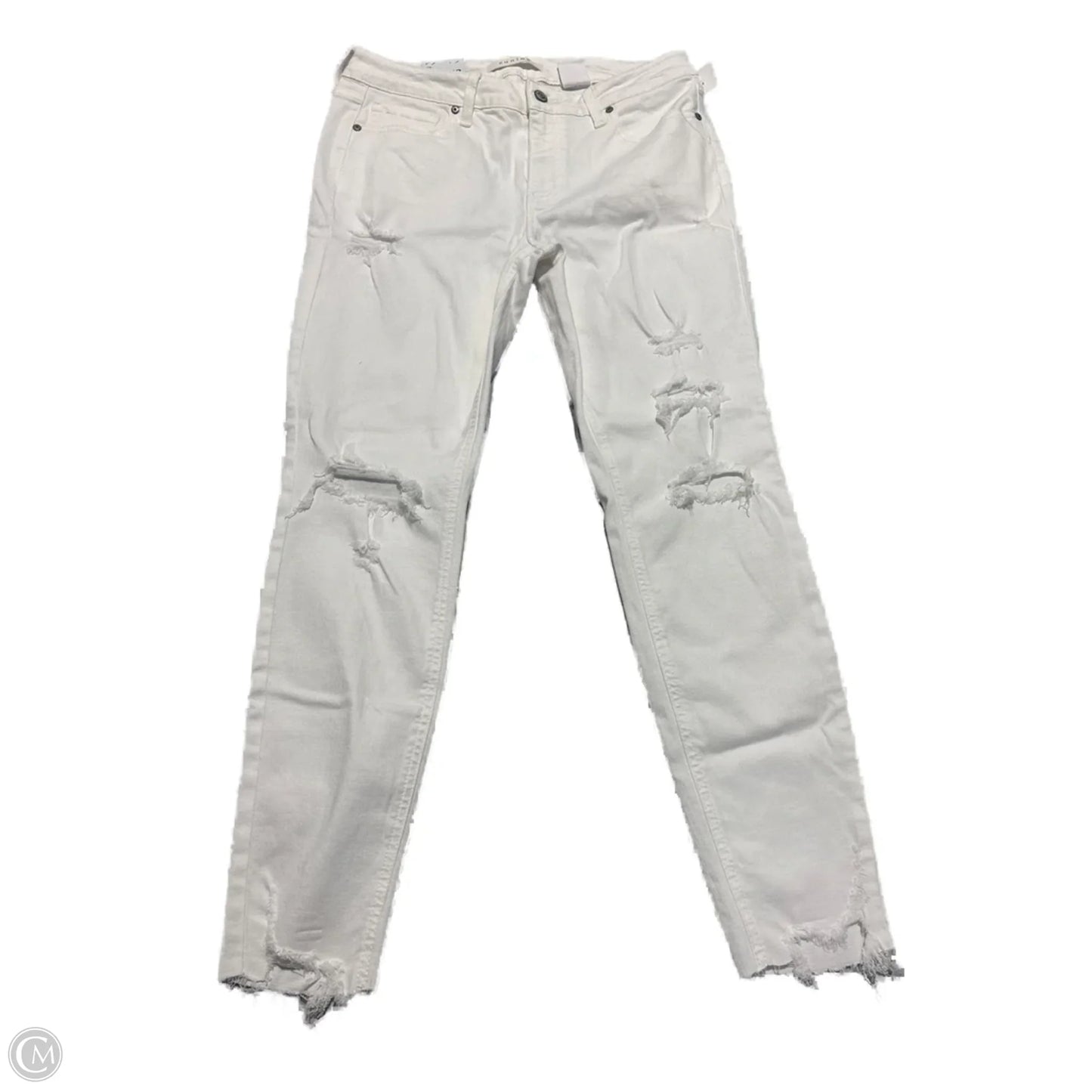 Jeans Skinny By Eunina In White, Size: 10